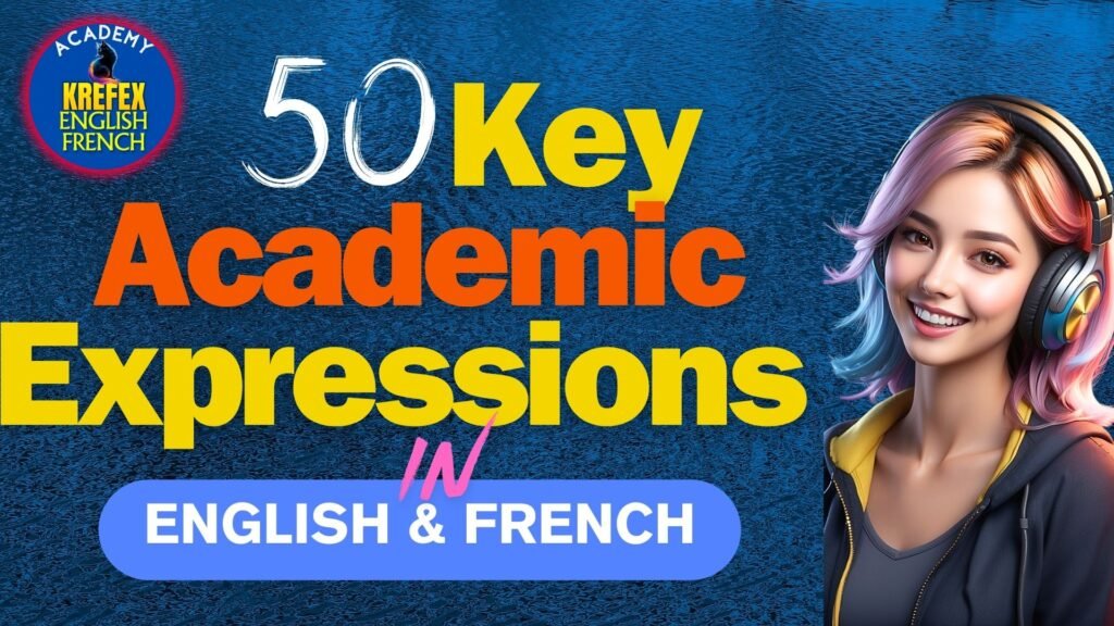 Bilingualism Made Simple: 50 Key Academic Expressions in French and English